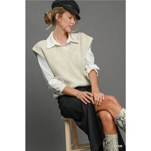 ✨NWT Umgee Oversized V Neck Vest